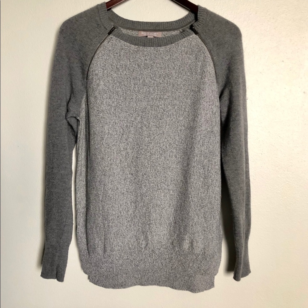 Banana Republic Cashmere & Wool Sweater | Gray